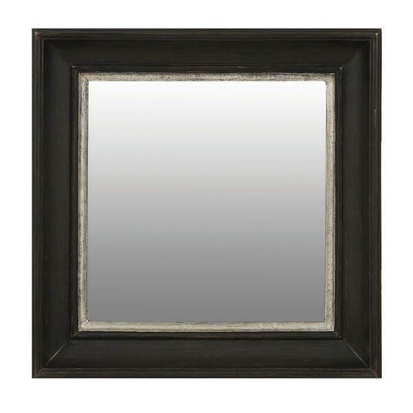 מראה מרובעת בעלת מסגרת שחורה