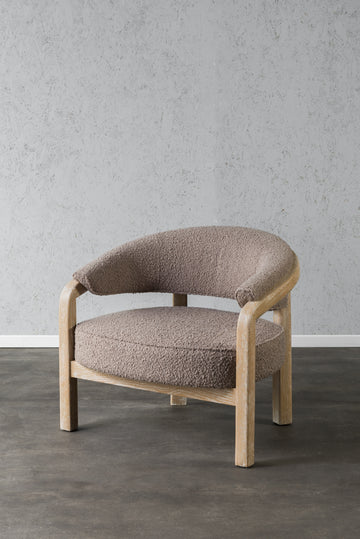 כורסא דגם WILMOT בד חום בהיר