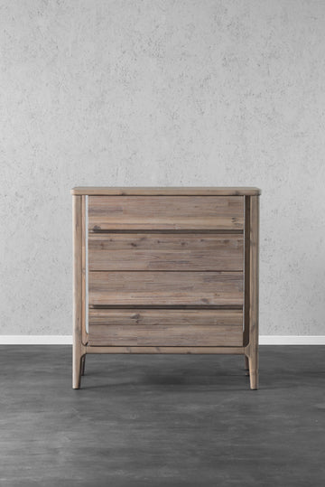 קומודה גבוהה מעץ מלא מקולקציית איזי