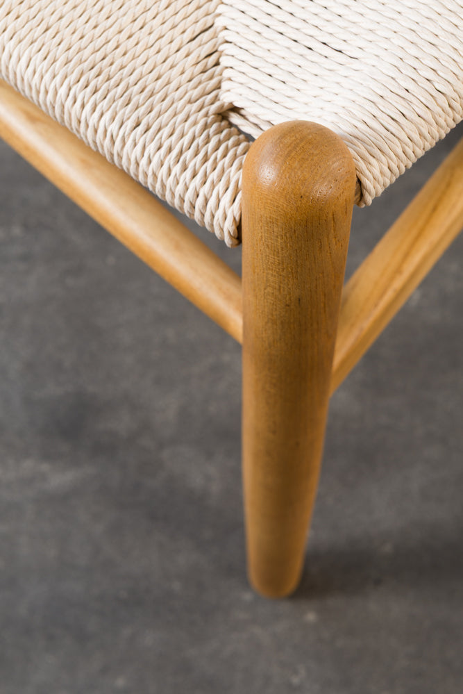 כיסא Y מושב קש עץ טבעי