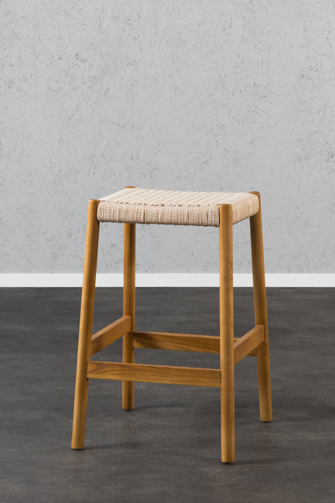 כיסא בר חבל ללא משענת