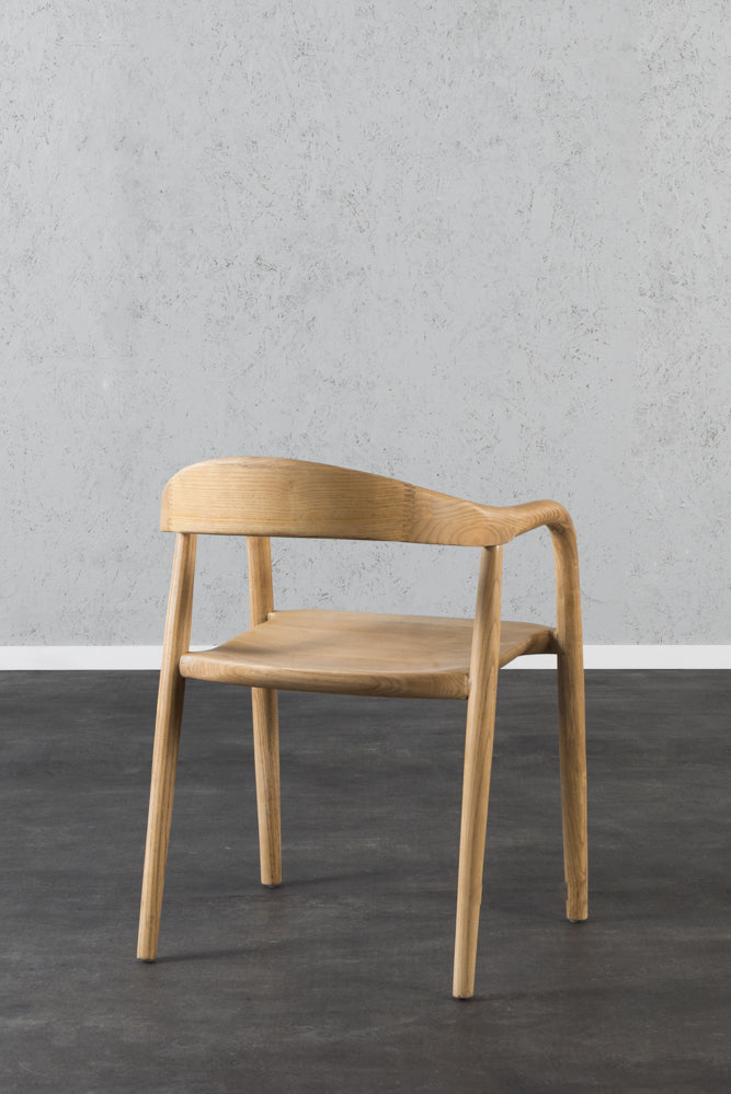 כיסא טוקיו עץ בהיר
