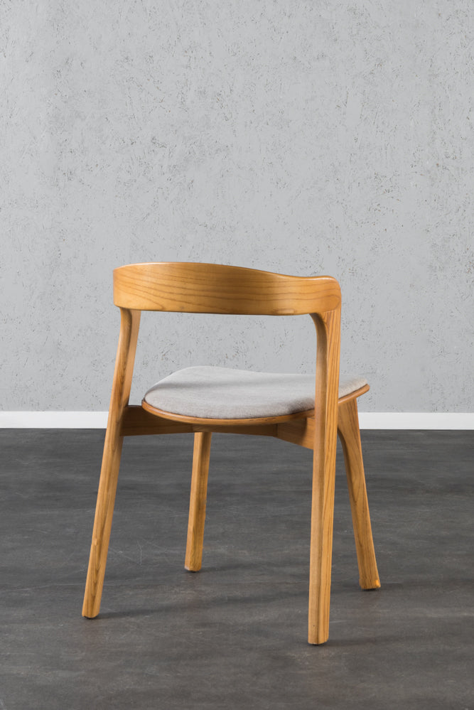 כיסא ירח בד בז'