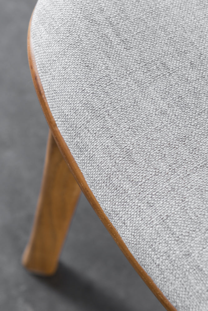 כיסא ירח בד בז'