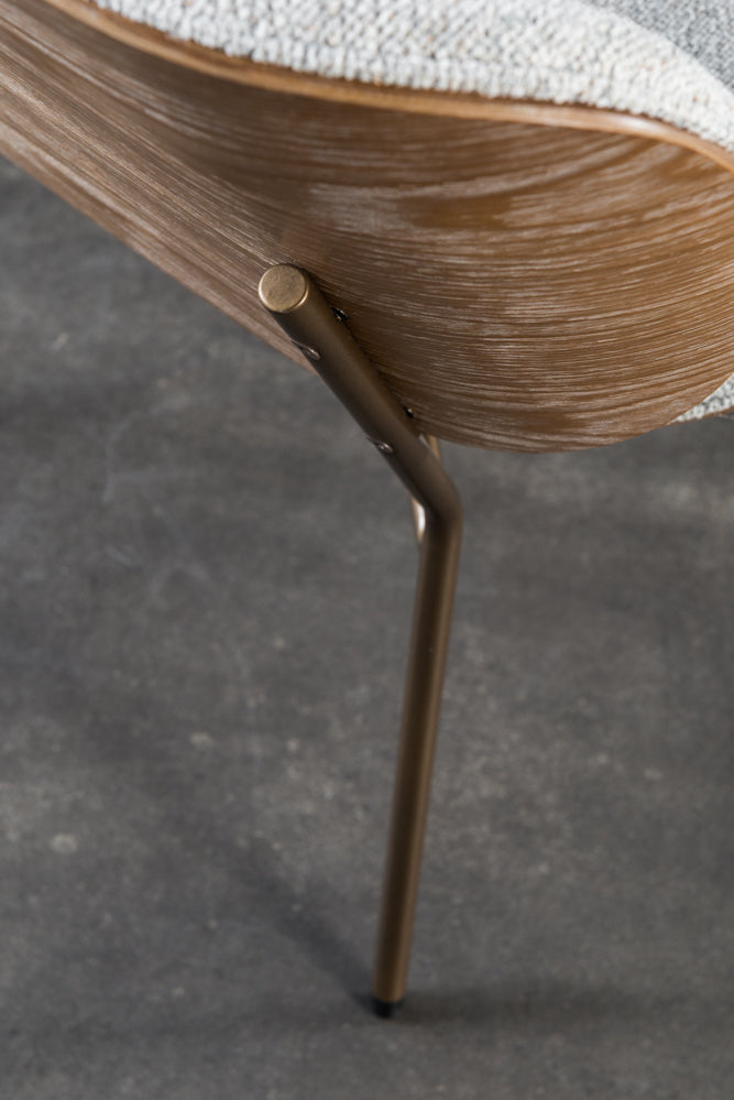 כורסא מודרנית בד בהיר