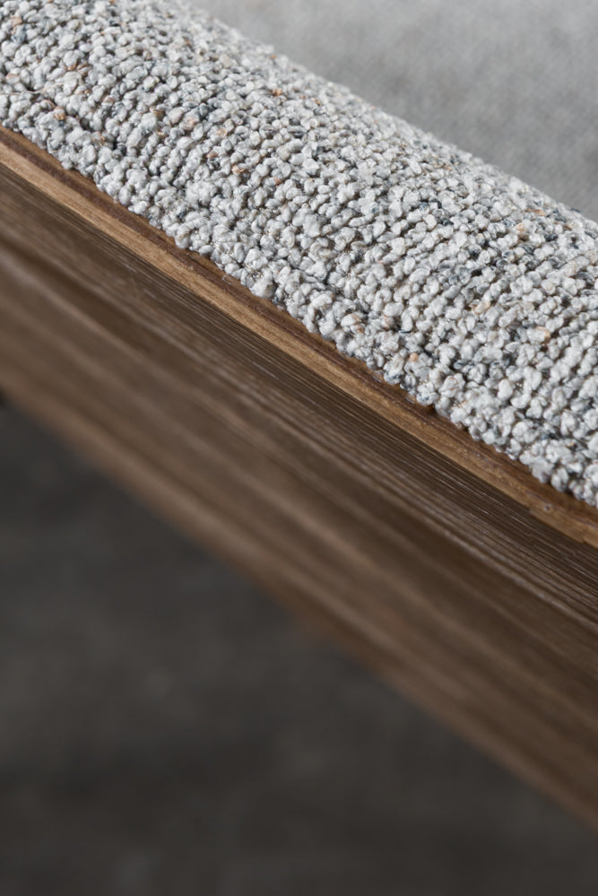 כורסא מודרנית בד בהיר