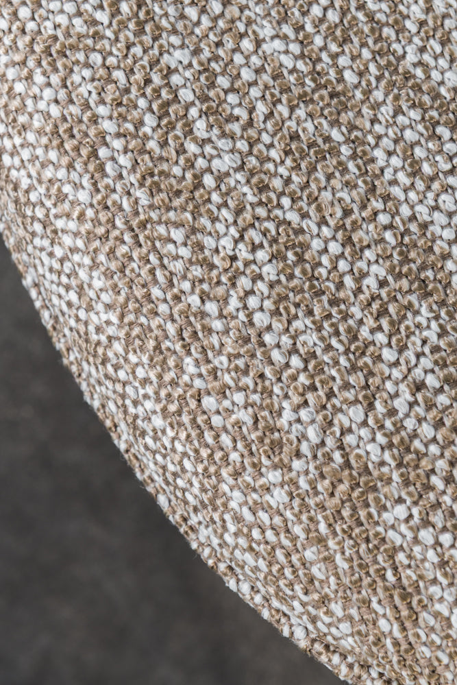 כורסא מודרנית בד חום