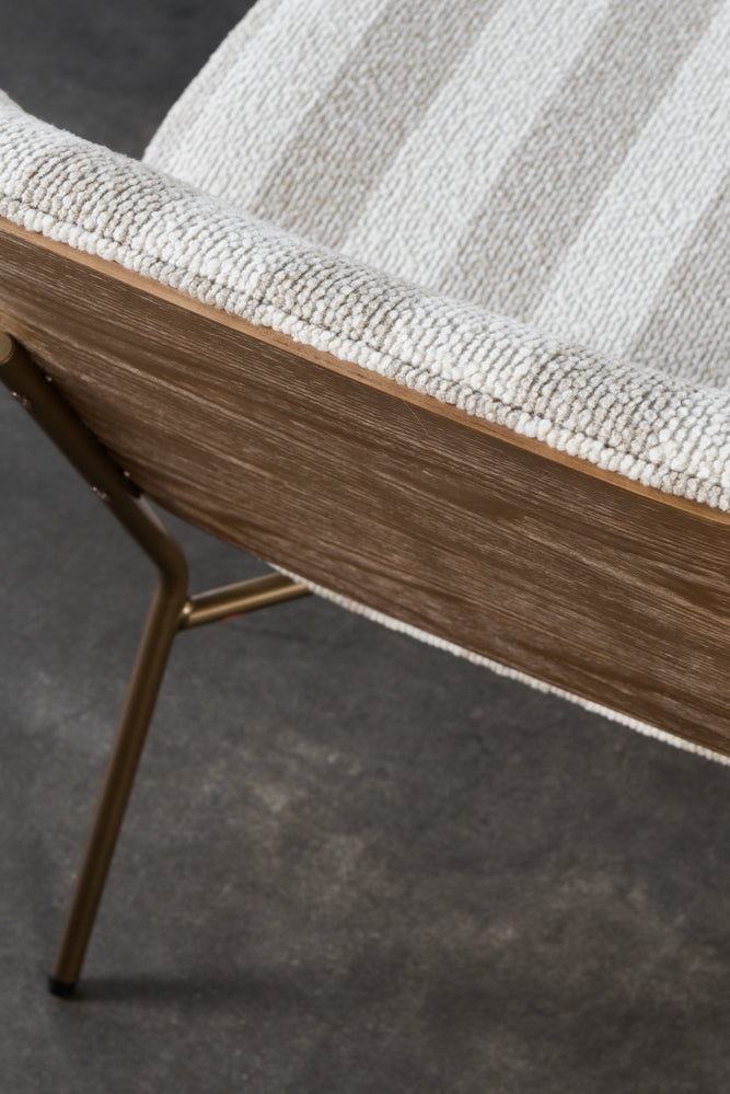 כורסא מודרנית בד פסים