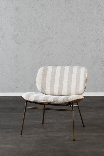 כורסא מודרנית בד פסים