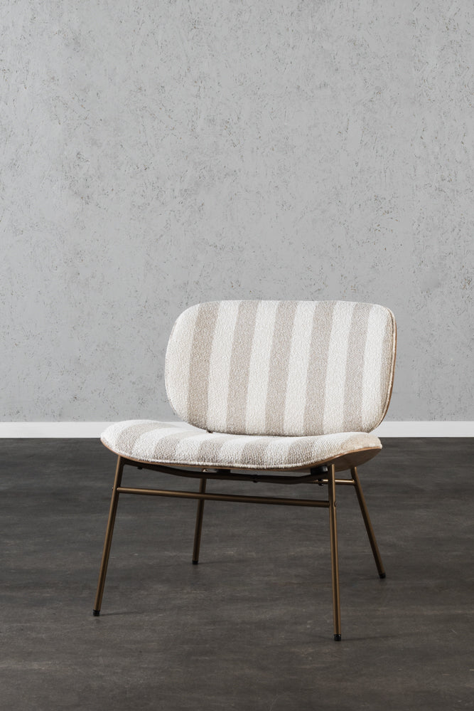 כורסא מודרנית בד פסים