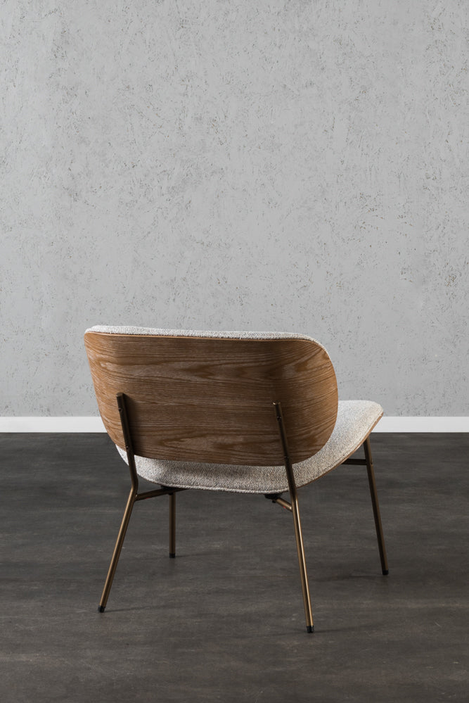 כורסא מודרנית בד בהיר