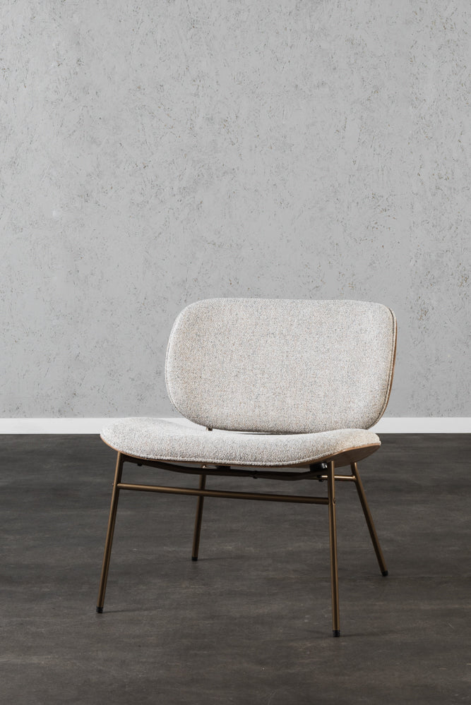 כורסא מודרנית בד בהיר