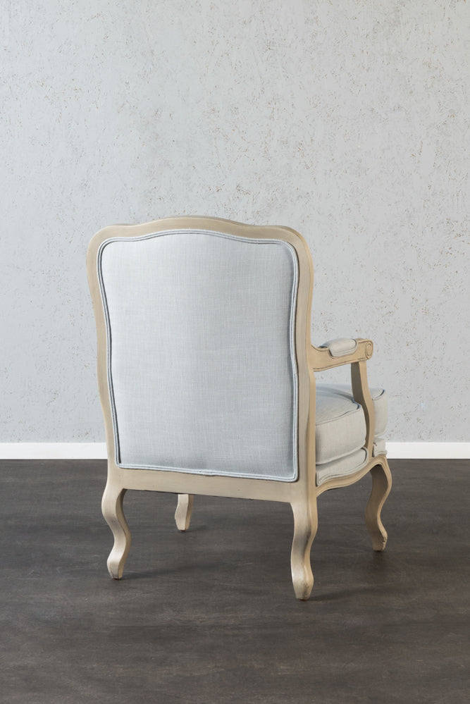 כורסא קטנה בד "קרח" מקולקציית שאטו