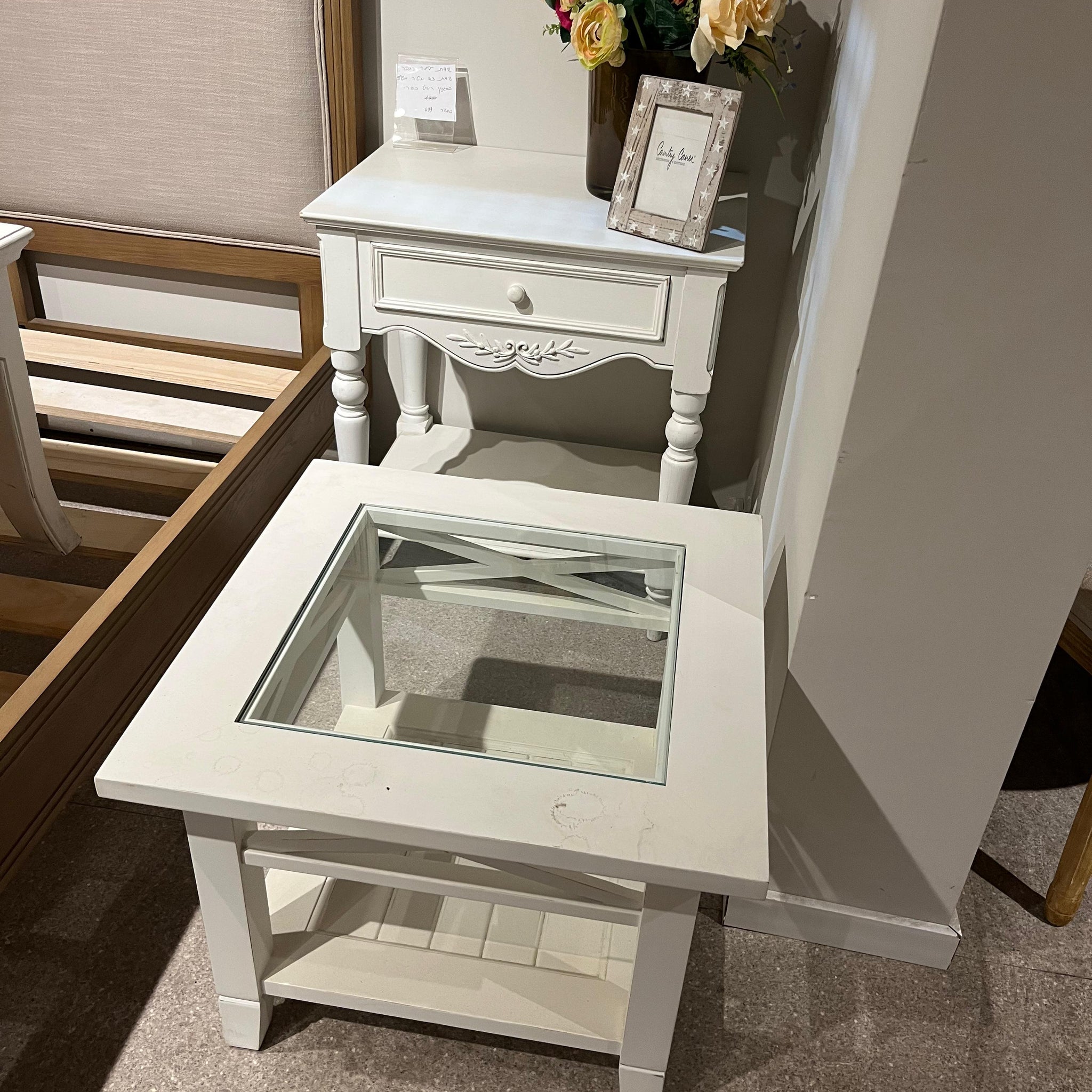 שולחן סלון ריבועי מקולקציית ים- סוג ב'!