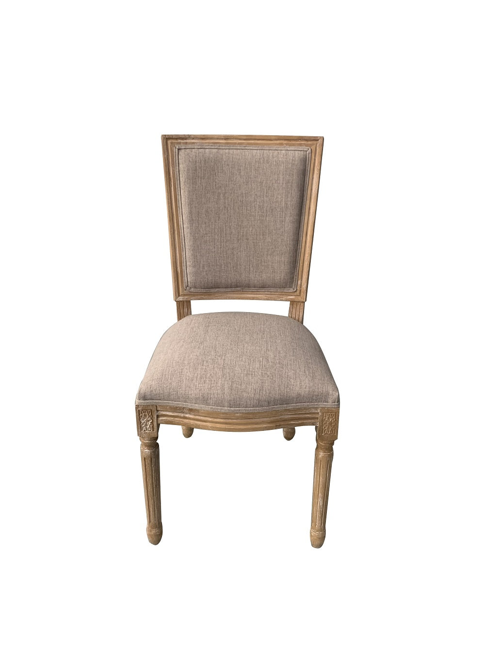 כיסא מעץ מלא בסנגון כפרי