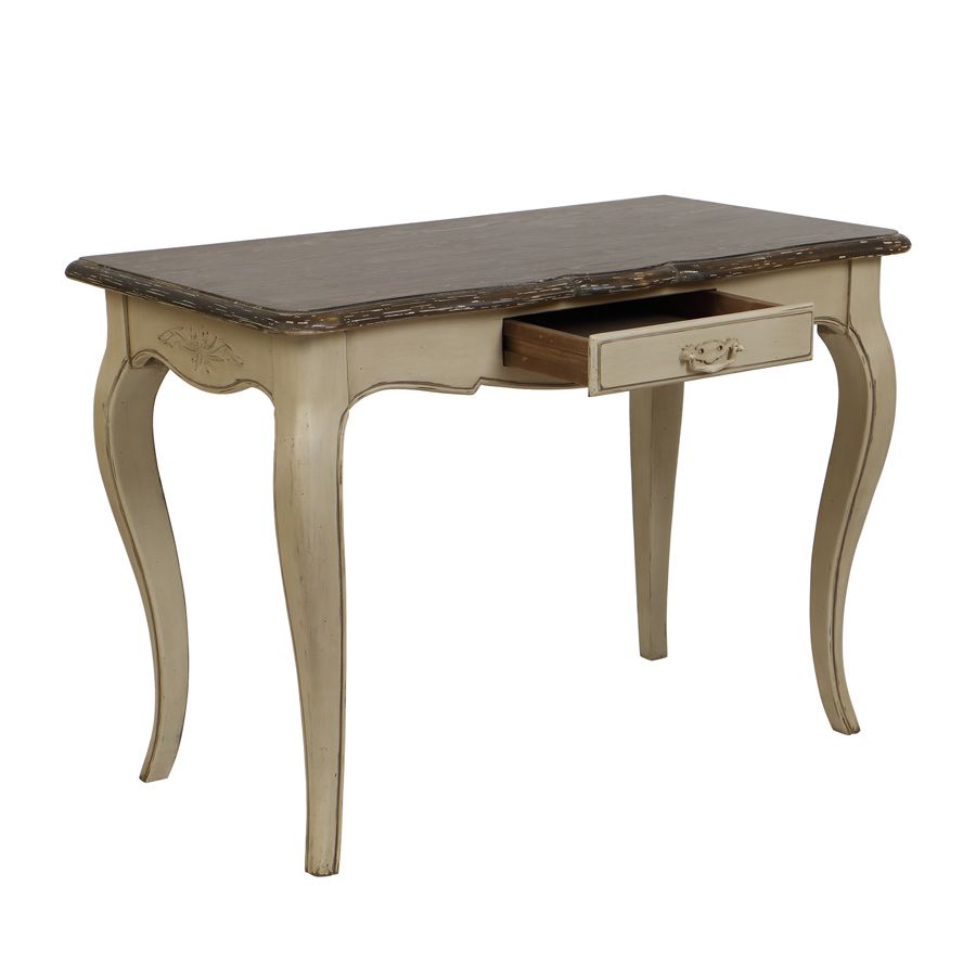 שולחן עבודה/שידת איפור מעץ מלא מקולקציית שאטו