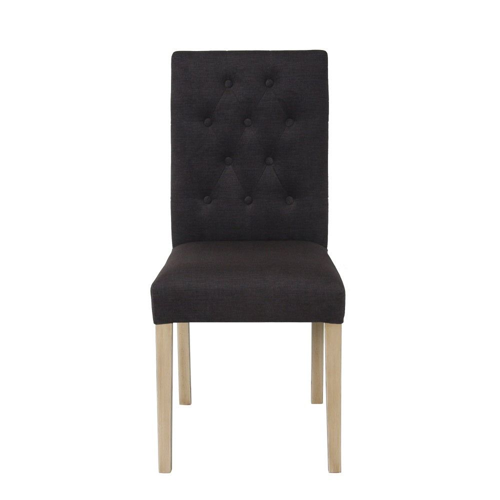 כיסא קפיטונג’ כהה