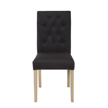 כיסא קפיטונג’ כהה