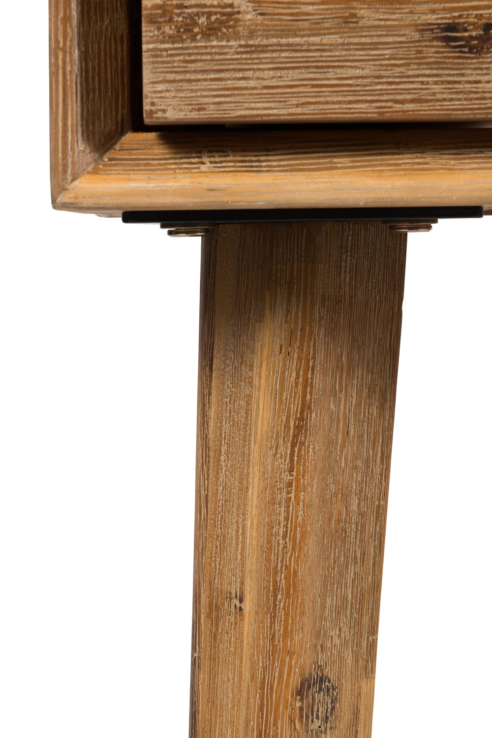 שולחן עבודה 2 מגירות מעץ מלא מקולקציית מטרו