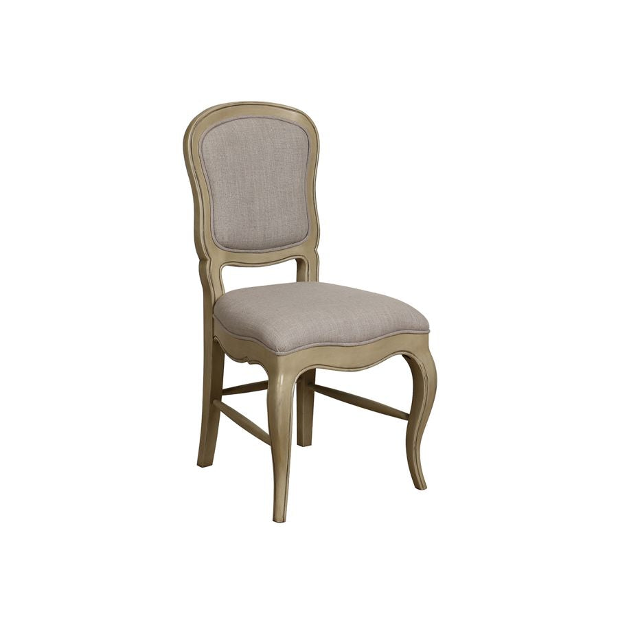 כיסא מרופד בעל מסגרת עץ מלא מקולקציית שאטו