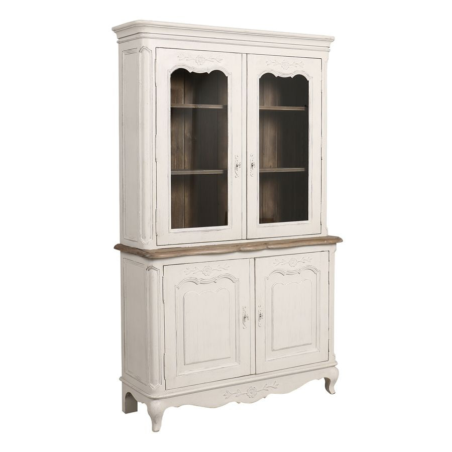 ויטרינה מעץ מלא בסנגון כפרי